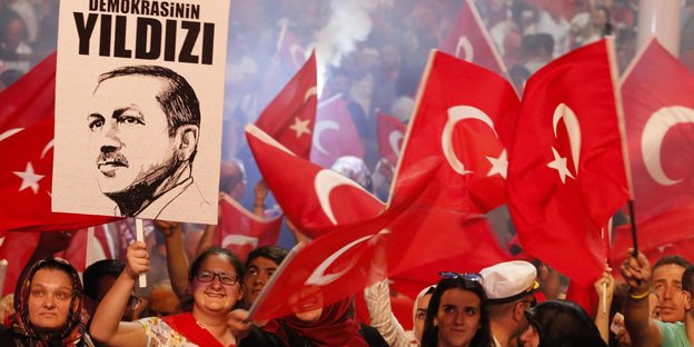 Erdogan-Unterstützer in Istanbul