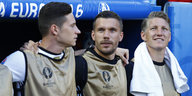Draxler, Podolski und Schweini zusammen bei der Euro2016