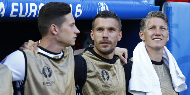 Draxler, Podolski und Schweini zusammen bei der Euro2016
