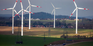Windanlagen in Thüringen