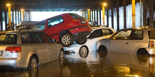 Autos im Gleimtunnel