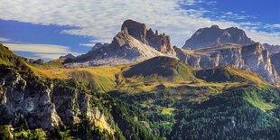 Blick auf die Dolomiten