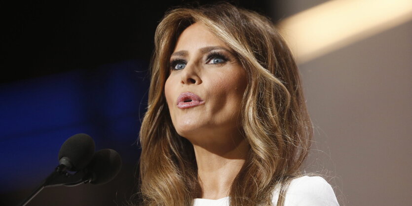 Melania Trump bei ihrer Rede in Cleveland