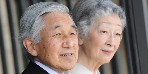 Kaiser Akihito und Kaiserin Michiko von Japan 2009 in Tokio