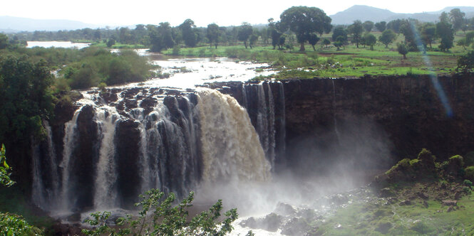 Ein Wasserfall