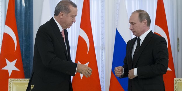 Recep Tayyip Erdoğan und Wladimir Putin