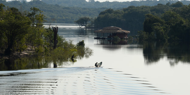 Ein Seitenarm des Amazonas nahe Manaus