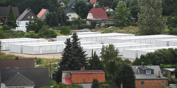 Containersiedlung in Altglienicke