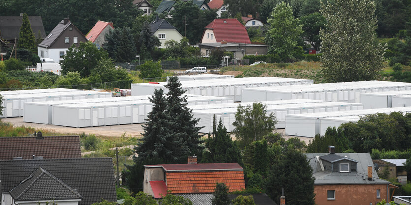 Containersiedlung in Altglienicke