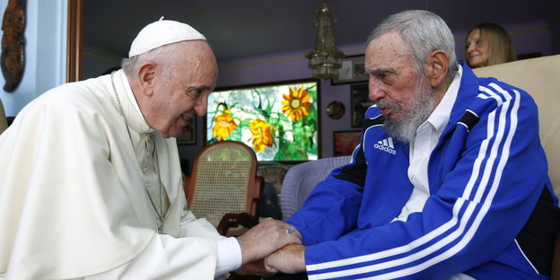 Fidel Vastro und der Papst