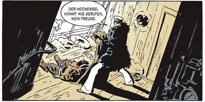 Eine Comicszene aus "Corto Maltese"