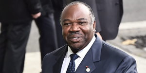 Gabuns neuer und alter Präsident Ali Bongo lächelt