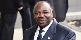 Gabuns neuer und alter Präsident Ali Bongo lächelt