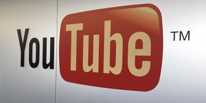 Das Logo der Videoplattform YouTube ist zu sehen