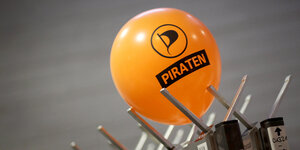 Luftballon der Piratenpartei