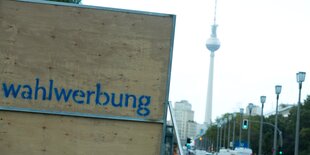 Wahlwerbung in Berlin