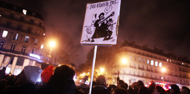 Trauermarsch in Paris nach dem Anschlag auf Charlie Hebdo