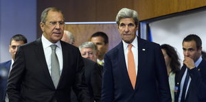 US-Außenminister John Kerry und Russlands Außenminister Sergei Lavrov