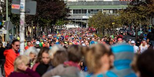 Zuschauer beim Berlin-Marathon