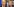 ein zweigeteiltes Foto zeigt Trump und Clinton