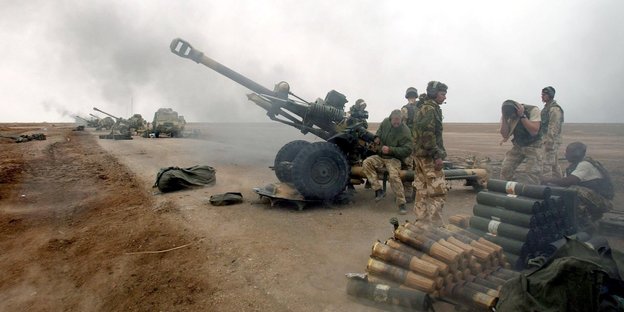 Britische Panzer im Irak