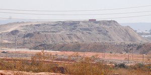 Kupfer-Tagebau