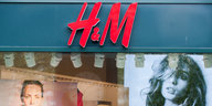 Ein Schaufenster von H&M
