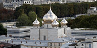 Eine russisch-orthodoxe Kirche in Paris