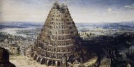 Ein Bild des Turmes von Babel