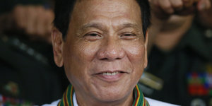 Porträt Präsident Duterte