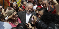 Lula da Silva bei einem Auftritt in São Paulo Ende September