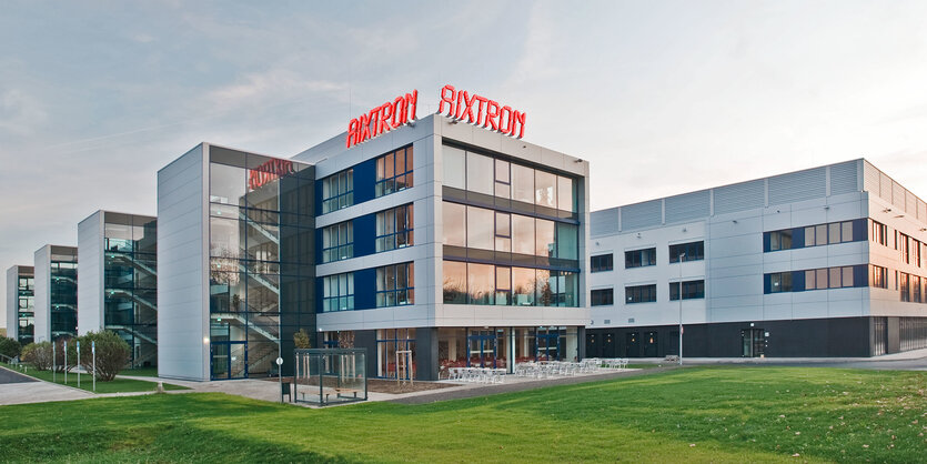 Die Konzernzentrale von Aixtron in Herzogenrath (Nordrhein-Westfalen)