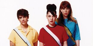 Die drei Mitglieder der feministischen Band "Le Tigre"