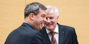 Markus Söder und Horst Seehofer