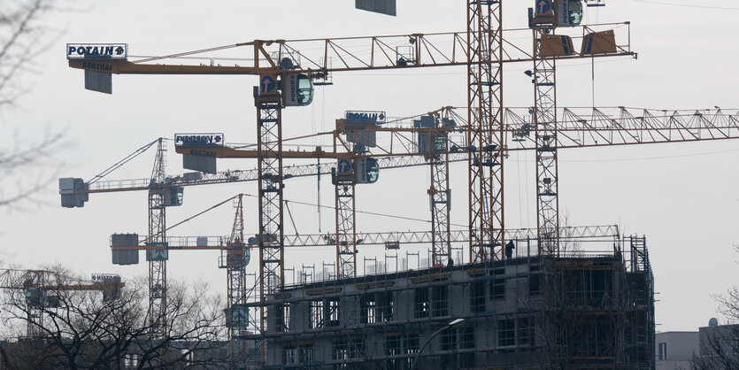 Bau von Wohnungen in Berlin