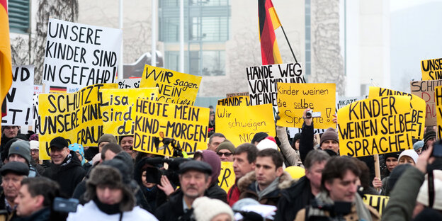 Bärgida-Demonstranten in Berlin