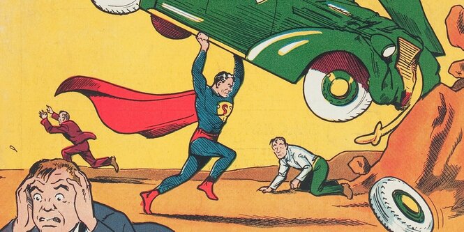 Titel des ersten Superman-Comics