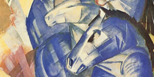 „Turm der blauen Pferde“, Ausschnitt