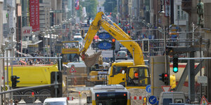 Baustelle in Berlin