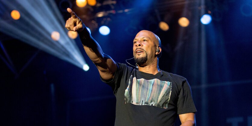 Rapper Common bei einem Auftritt auf dem Summerfest-Festival