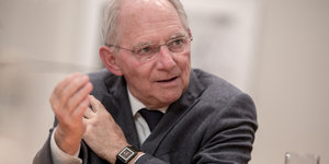Wolfgang Schäuble im Portrait