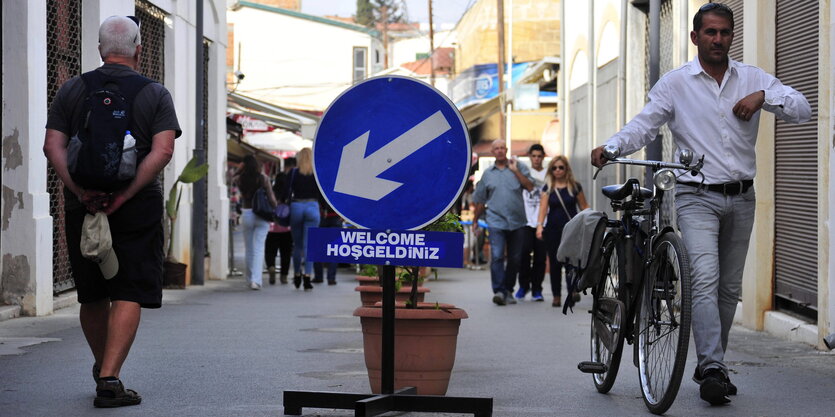 UN-Pufferzone in der Ledra Straße auf Zypern