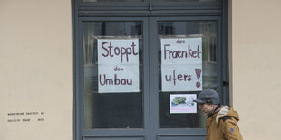 Protest am Fraenkelufer