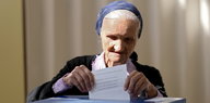 Stimmabgabe beim Referendum in der bosnischen Serbenrepublik am 25. September dieses Jahres