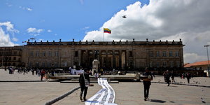 Das Kongressgebäude in Bogotá