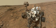 Der Nasa Marsrover "Curiosity" im Einsatz