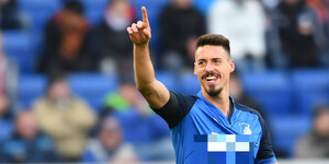 Ein Mann. Sandro Wagner