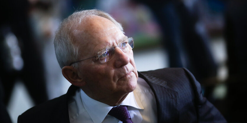 Das Foto zeigt Wolfgang Schäuble.