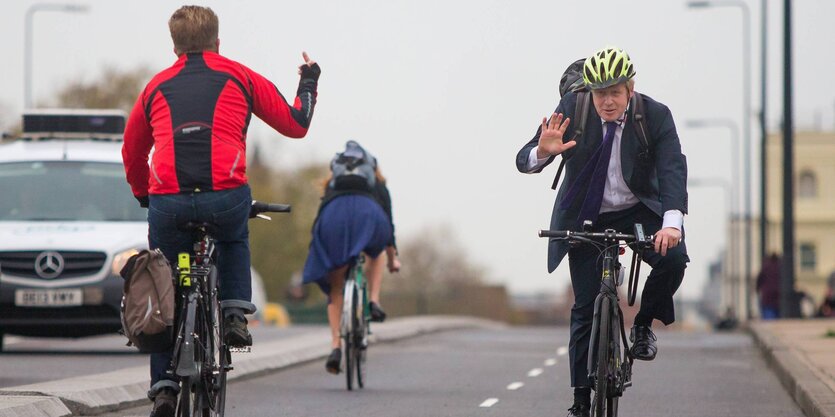 Stinkefinger gegen Boris Johnson