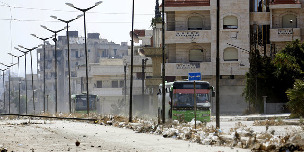 Busse in Aleppo